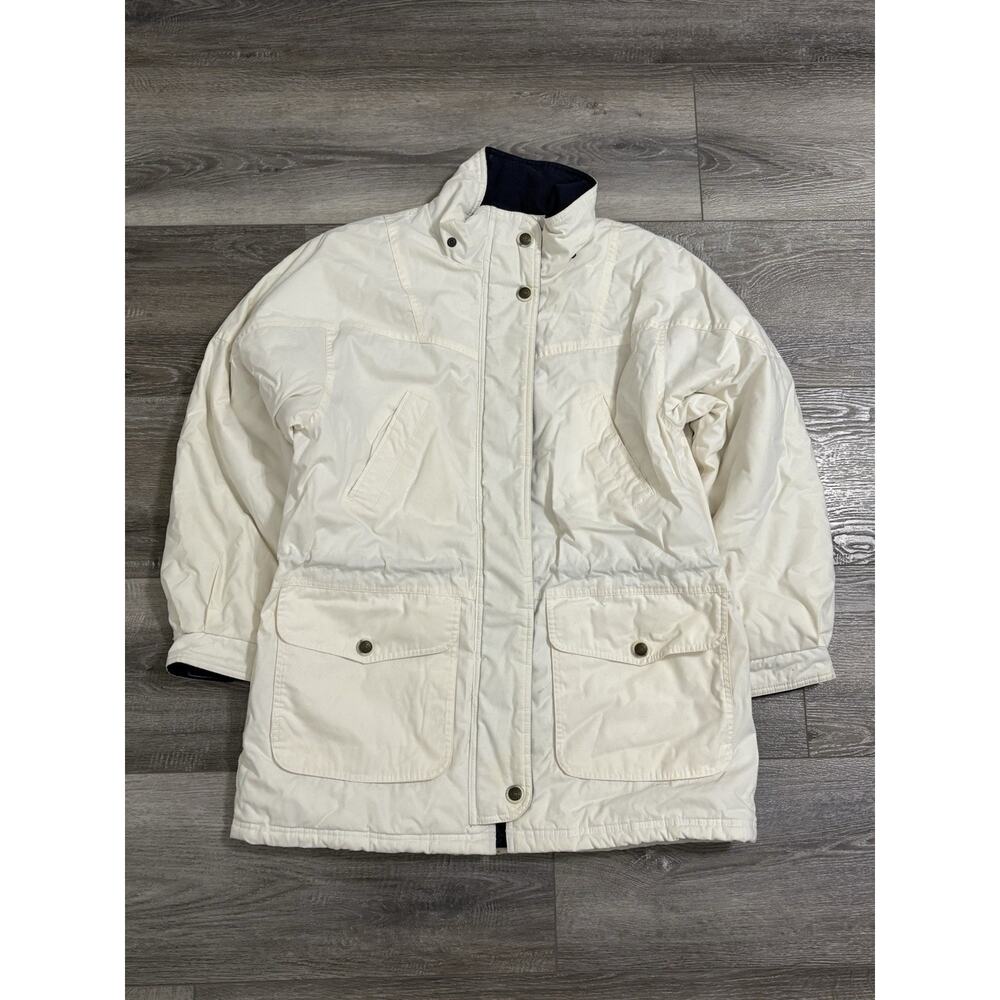 Vintage Pacific Trail White Zip Up Lined Puffer Jacket Outdoors - Men’s Large